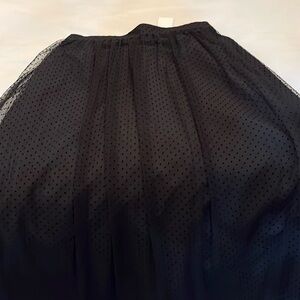 J.crew adorable black tulle skirt in women’s size small. New with tags.